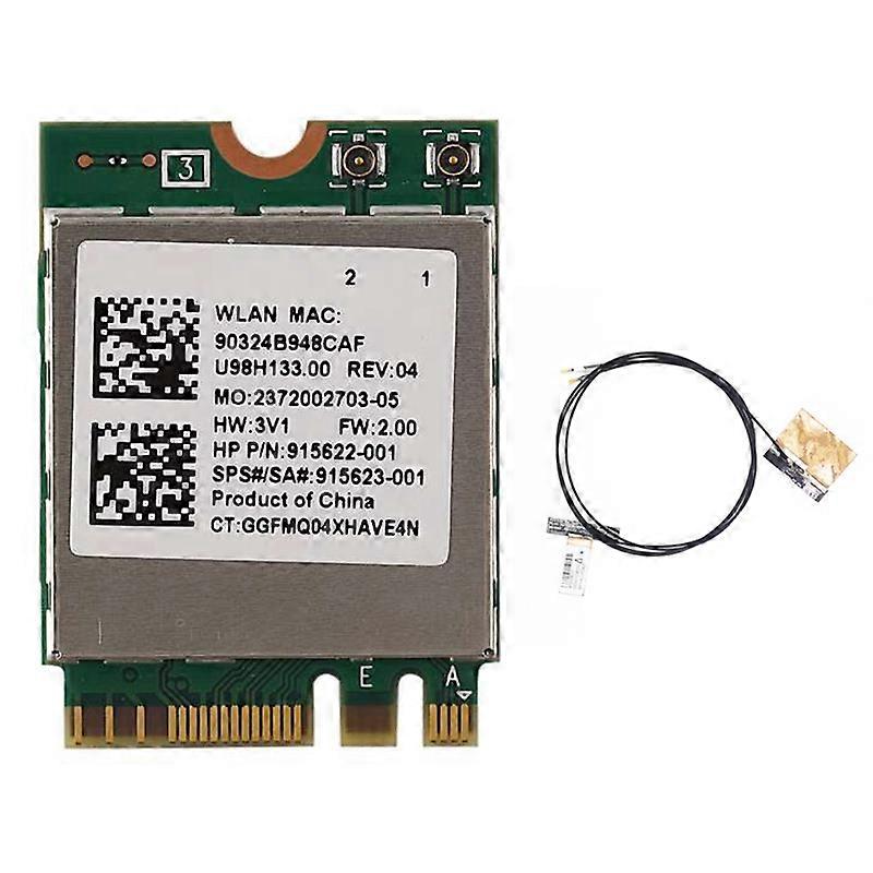 Wireless Network Card RTL8822BE 802.11AC 2.4G/5GHz WiFi Bluetooth 4.1 NGFF Wireless Adapter M.2 WIF