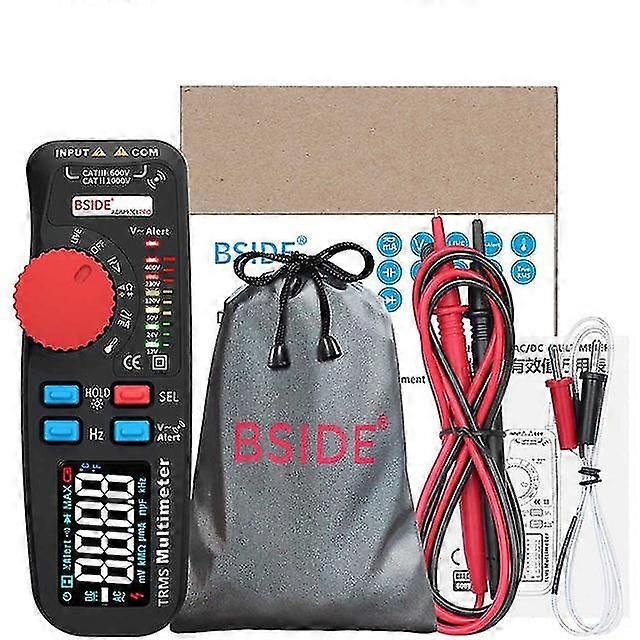 Digital multimeter t-rms dual mode color display voltage detector tester current capacitance diode ncv hz test