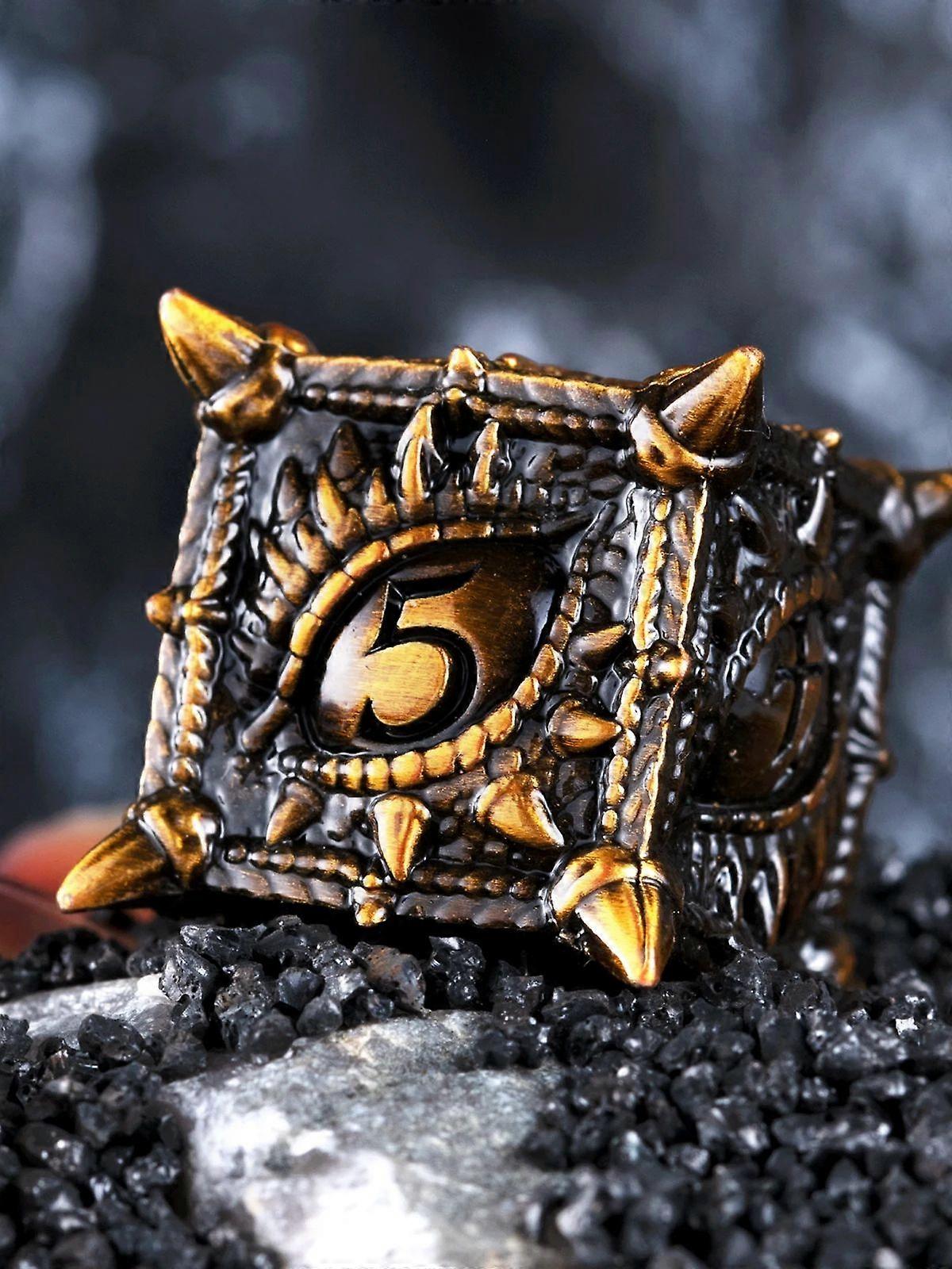 Role Playing Dice Dnd Dice Set Rpg Metal Dice For Dungeon And Dragons Game Dice D20 D6 For D&d Pathfinder Polyhedral Digita Dice