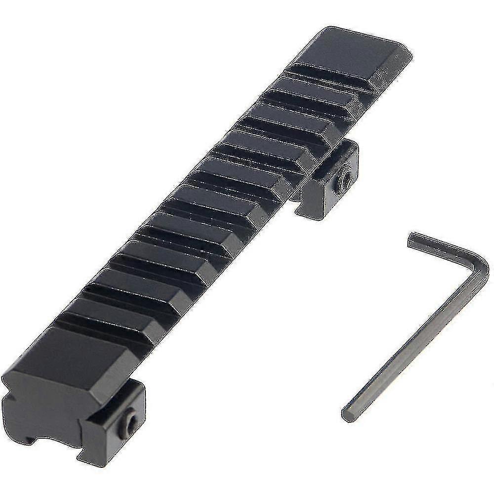 (11mm Base Rail, 20mm Top Rail) Base Mount 11mm To 20mm Dovetail Picatinny W/ Rail