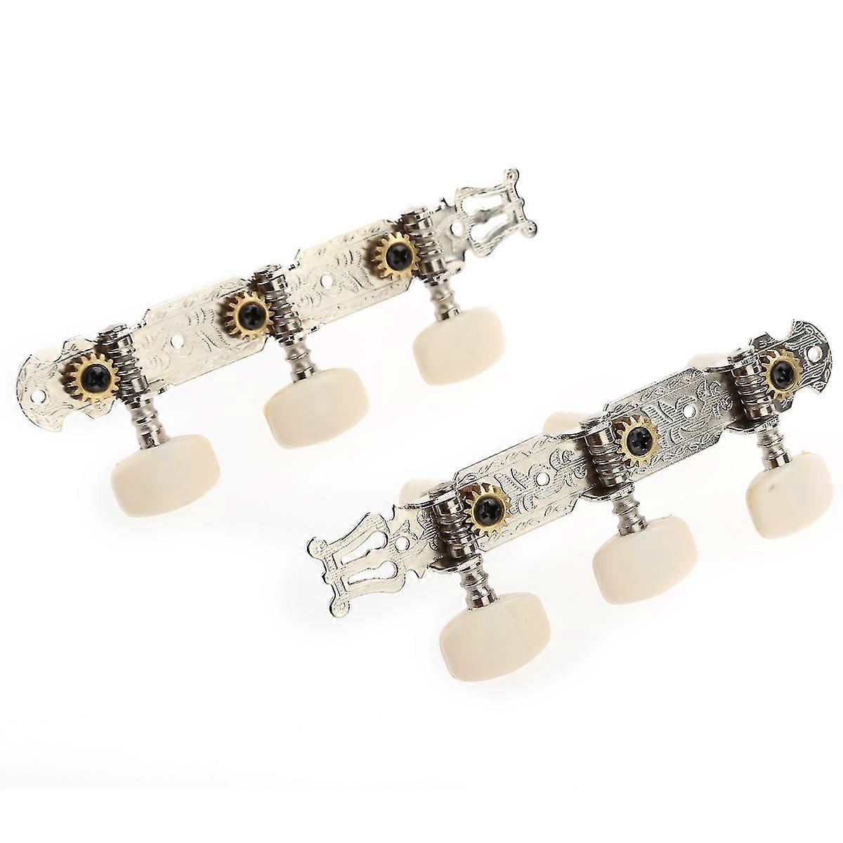 A Set of 2pcs Classical Guitar Tuners Tuning Pegs Keys Machine Heads (Random Accessory Color)