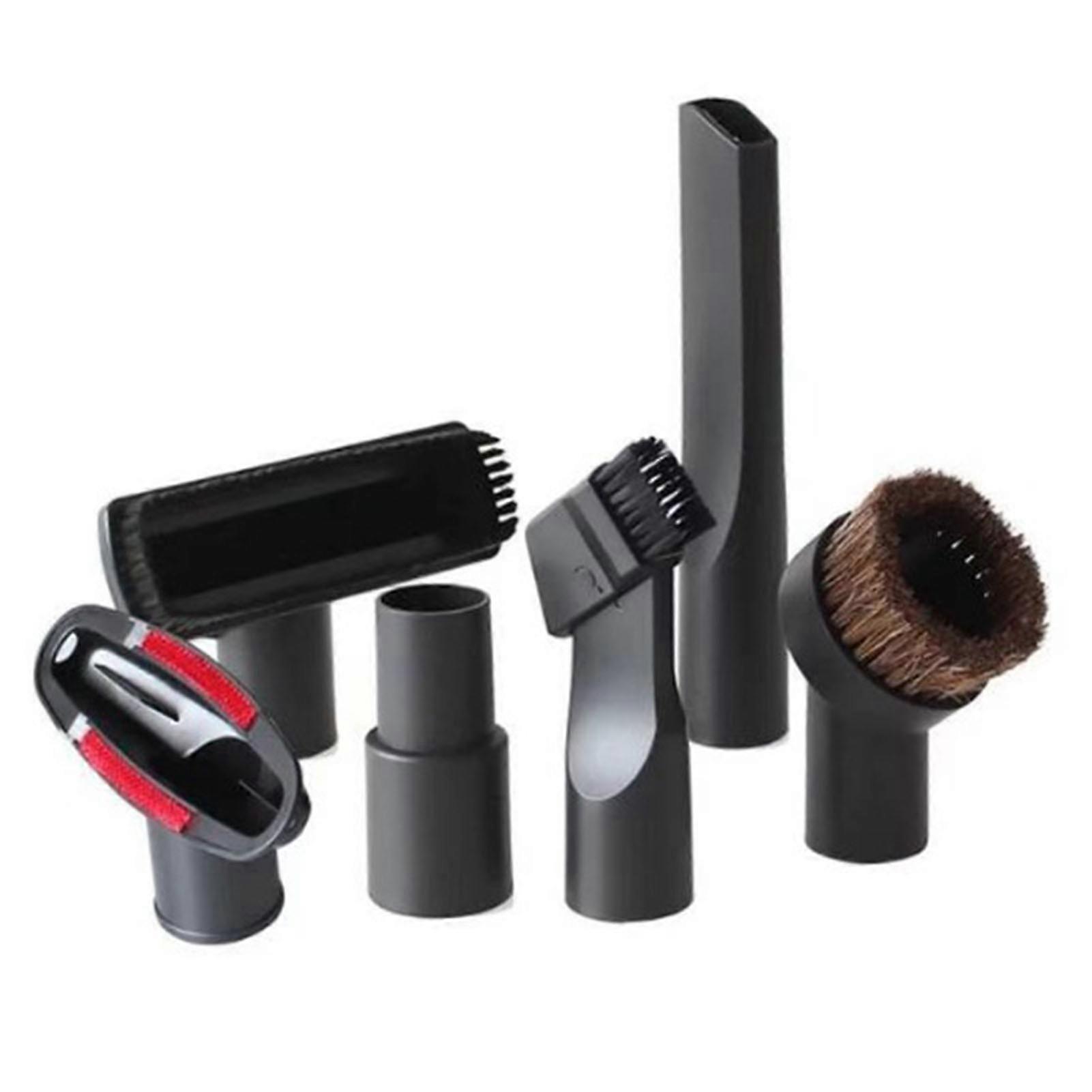 6pcs Vacuum Cleaner Attachments Kit 32mm Vacuum Cleaner Tools Kit for Floor Cleaning Upholstery Drape