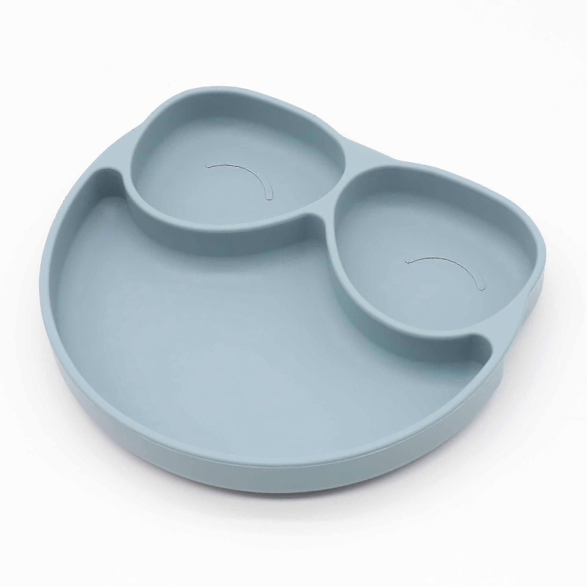 Baby Silicone Plates With Suction - Spill Proof, Easy To Clean - Bpa-free Bowl - Suction Plates For Baby And Toddler - Training & Feeding Divided Grip