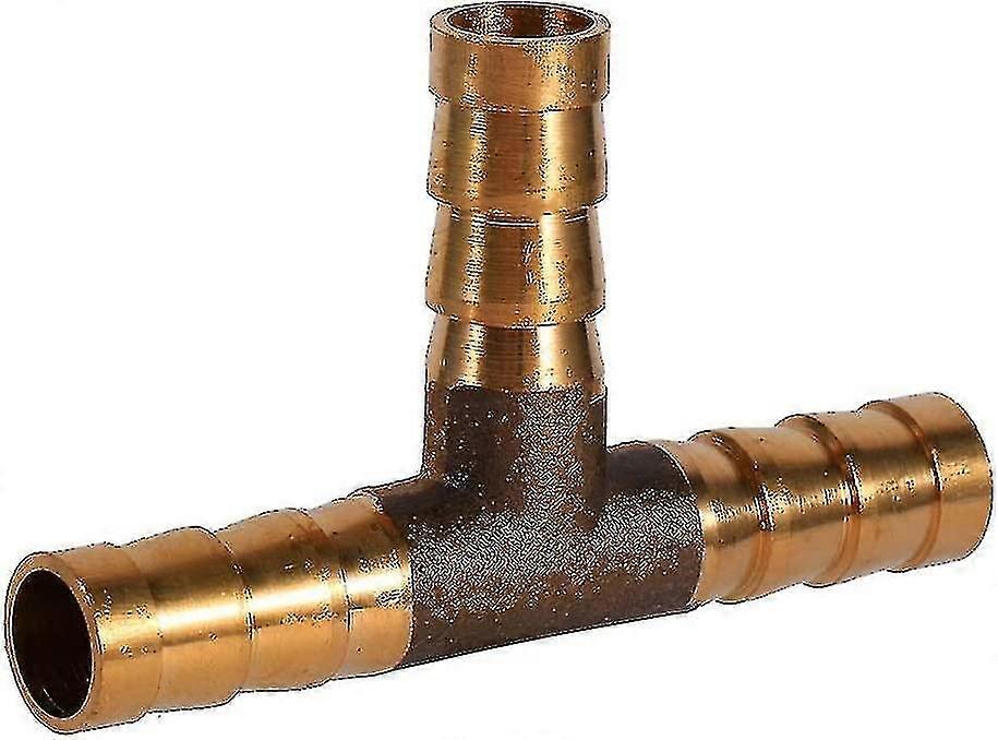 3 Way Barb Fitting - Brass Hose Fitting Connector For Compressed Air Gas Hose (size : 8mm) Jiujiuso