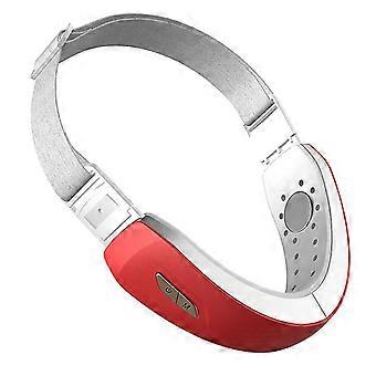 V Gesichtsformungsmassagegerät, Gesichtsmassagegerät Gesichtsstraffungsmaschine Für Facelifting Verbessern Sie die Aktivität der Hautzellen (1pcs, rot)