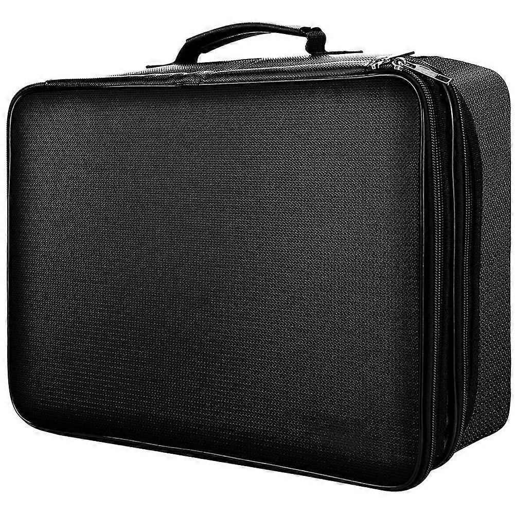 Fireproof 3-layer File Storage Box With Waterproof Zipper Portable Fireproof Safety Box For Importa