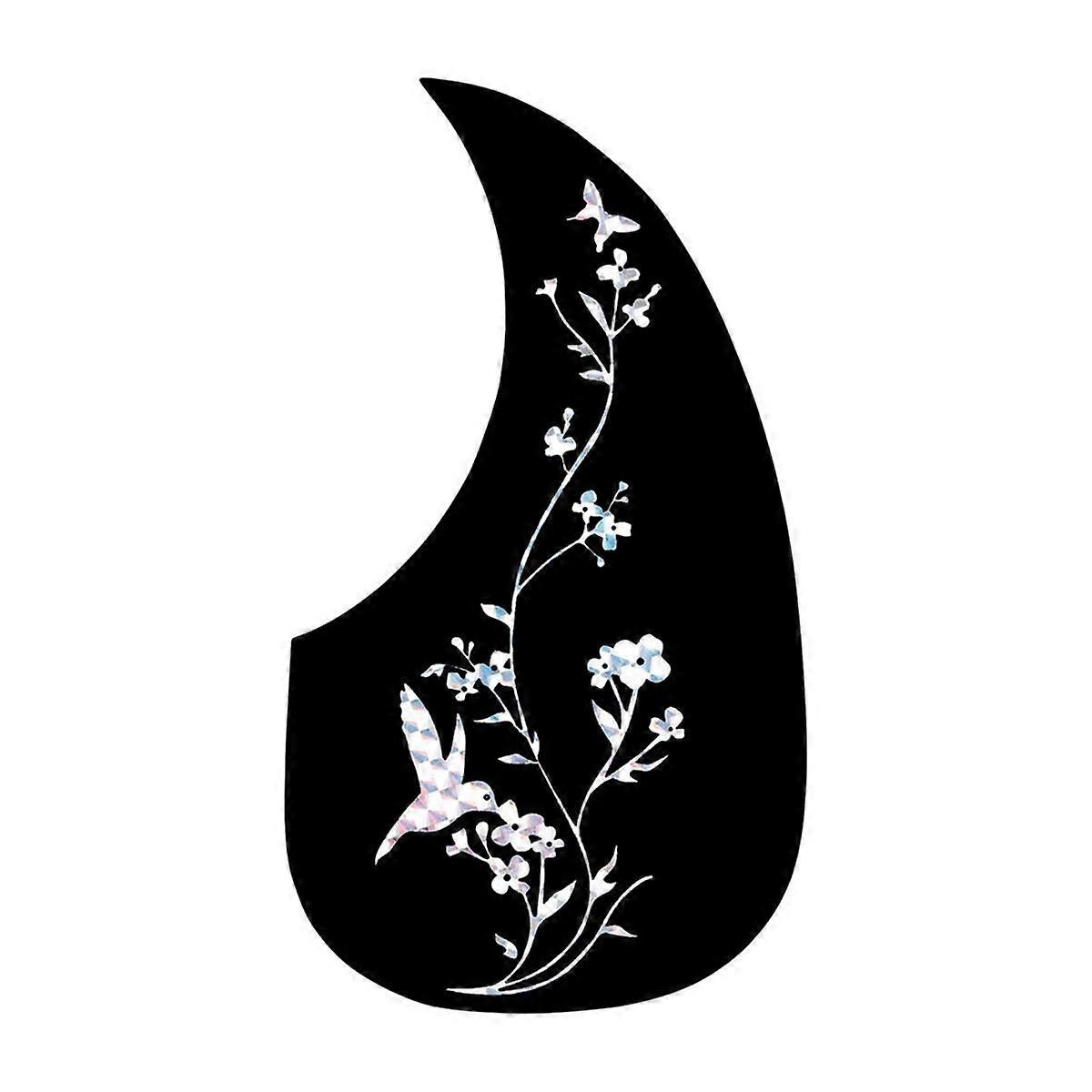 Guitar Anti-Skid Plate Teardrop-Shaped Folk Classical Guitar Pickguard Anti-Scratch Butterfly