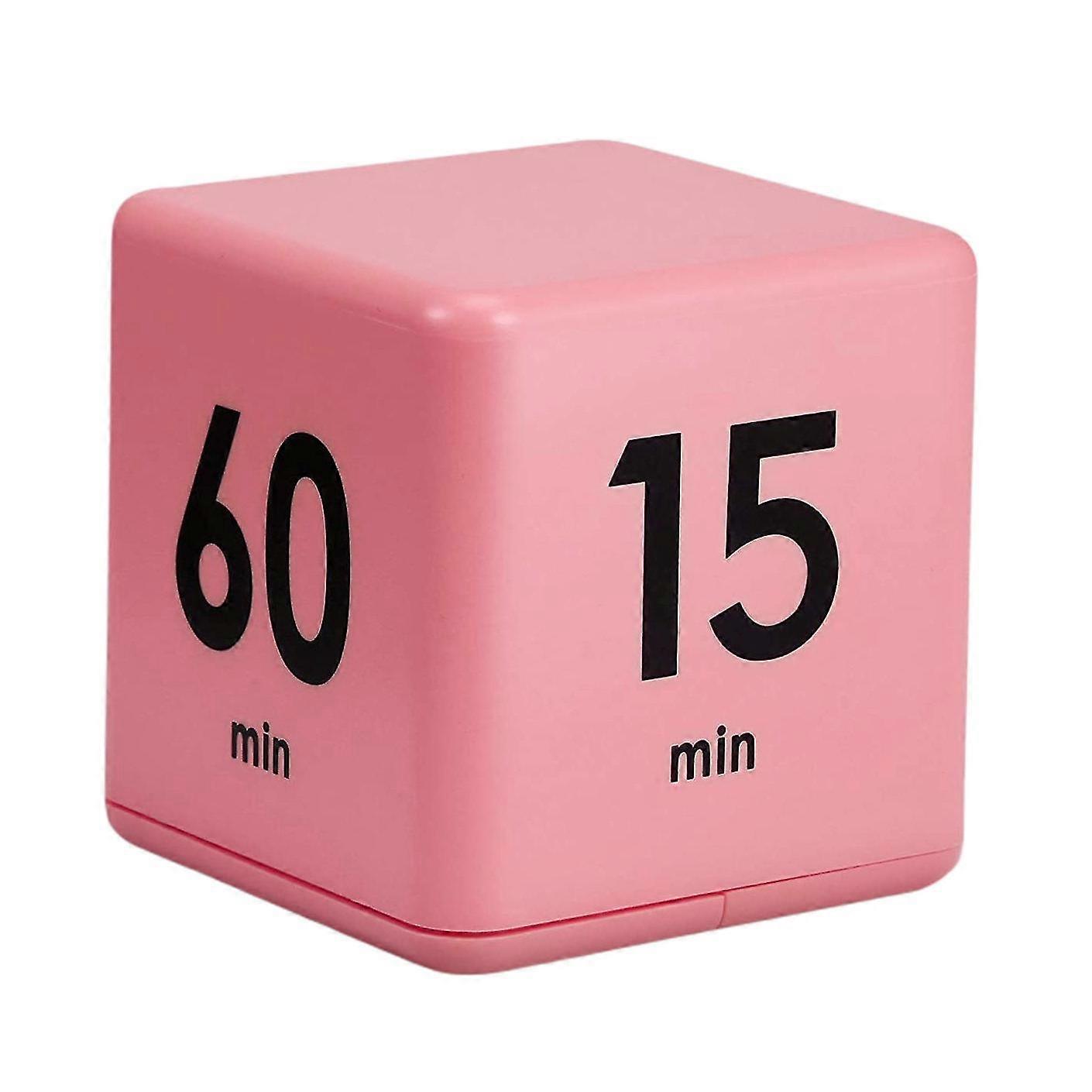 Time Cube-timer Kitchen Timer Gravity Sensor Flip Timer Exercise Game Timer 15-20-30-60 Minutes For