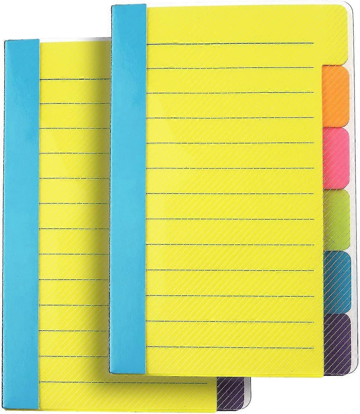 Office School Supplies Notes Tabs, Bright Colors Note Pad 2 Pack