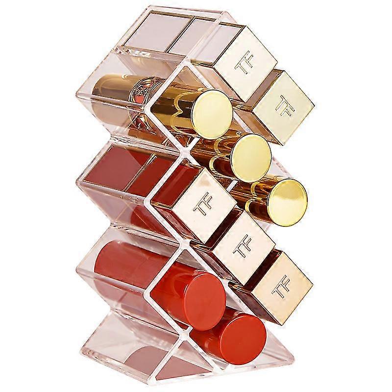 Lipstick Storage Box 10-compartment Cosmetic Display Rack Storage Rack