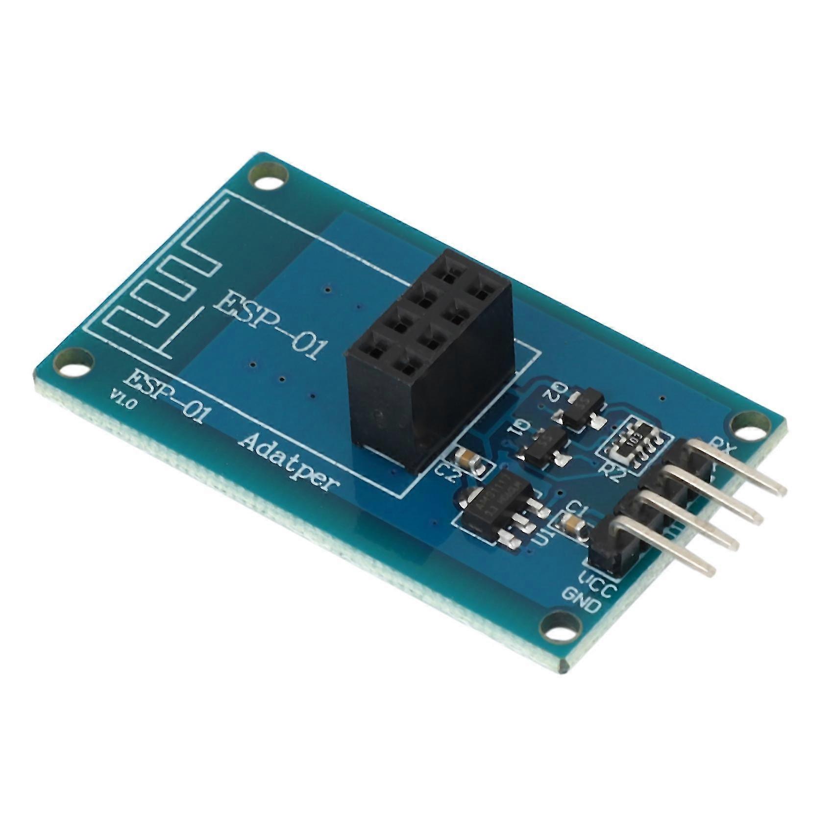 Esp-01 Serial Wifi Módulo Adaptador Sem Fio 3.3v 5v Esp01 Breakout Pcb Para