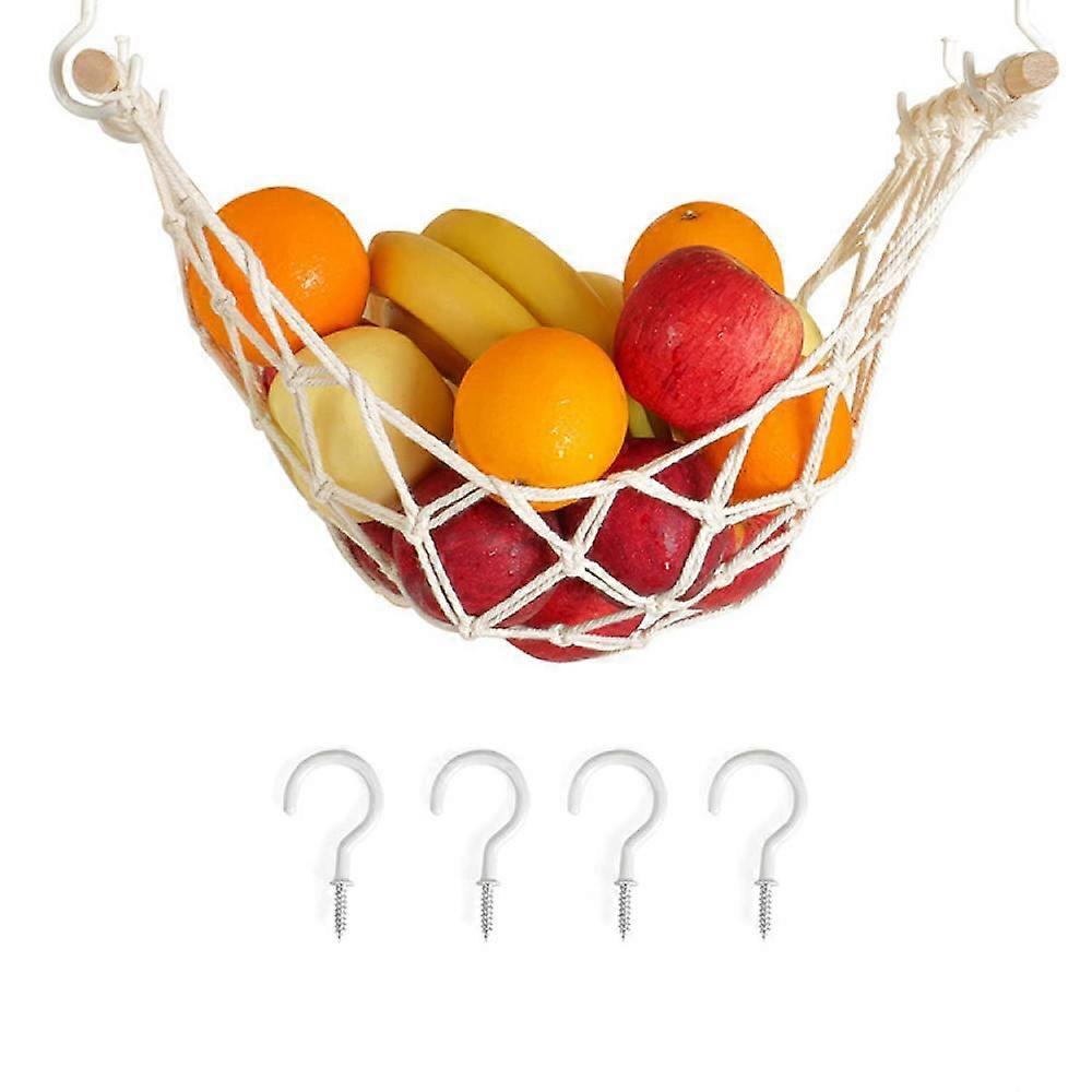 Vegetable Fruit Hammock Convenience Under Cabinet Hanging Fruit Basket Hanging Storage