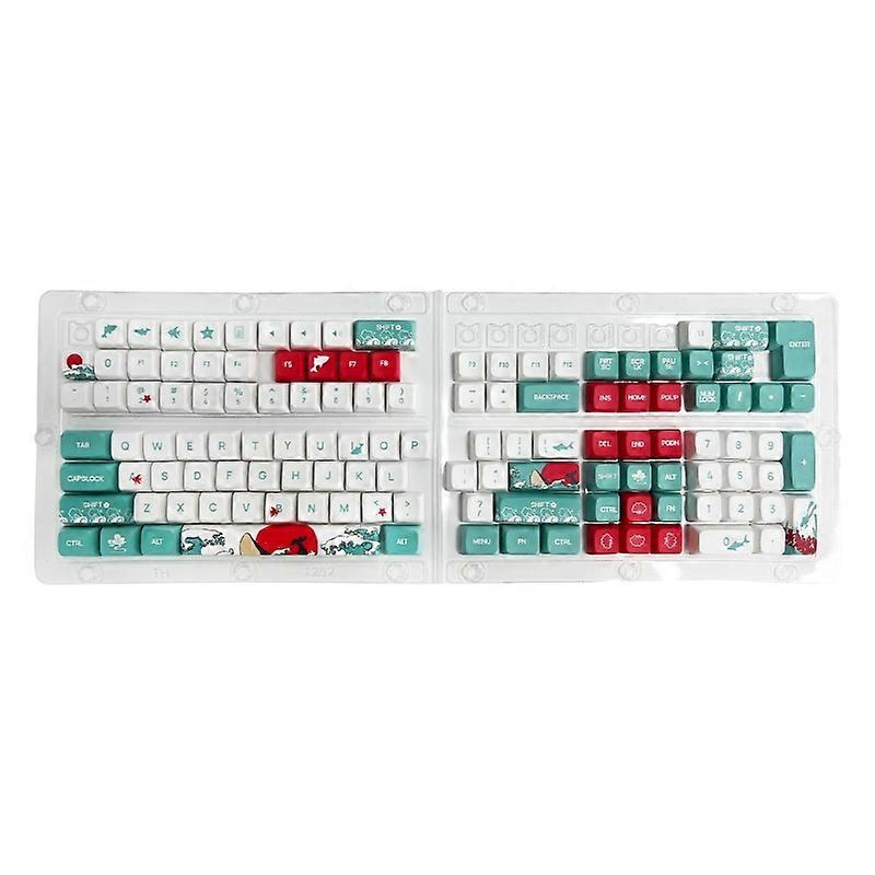 High-Quality Custom Keycap Coral Sea Keycaps 125 Keycap Strong Flexibility