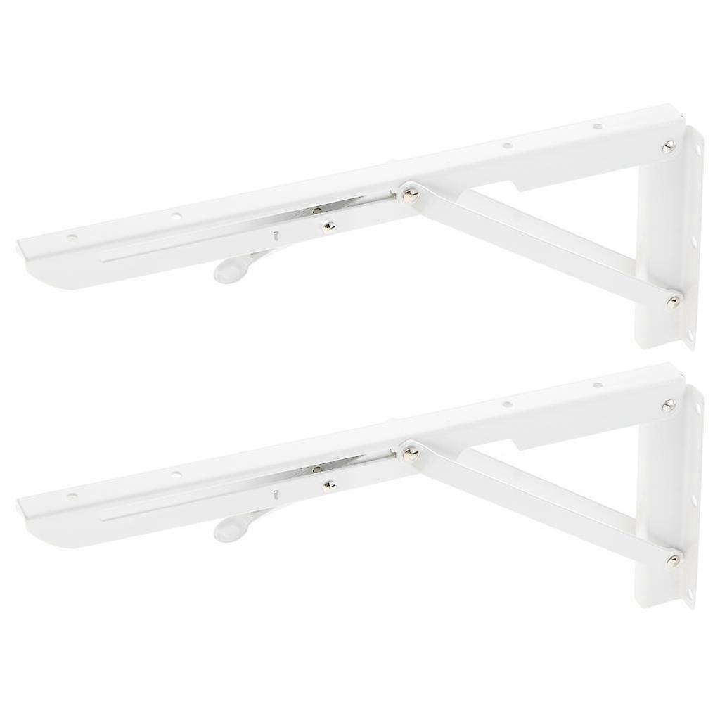 Folding Movable Triangle Shelf Bracket K Type Spring Steel Bracket  14inch