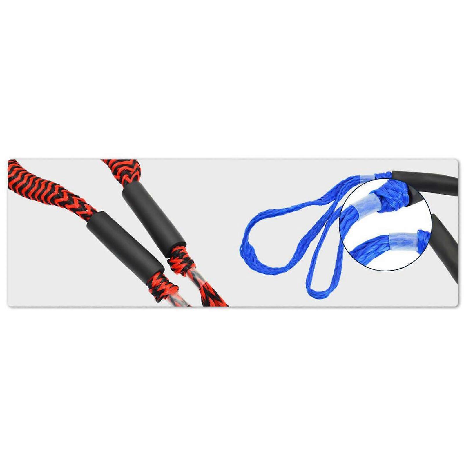 2xBungee Dock Line 4 Ft for Boat PWC Pontoon Anchors Tie Down Blue