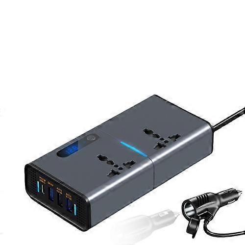 200W Car Inverter DC 12V/24V to AC 220V US EU UK AU Universal Socket Plug PD Fast Charging Modified Sine Wave Voltage Inverters