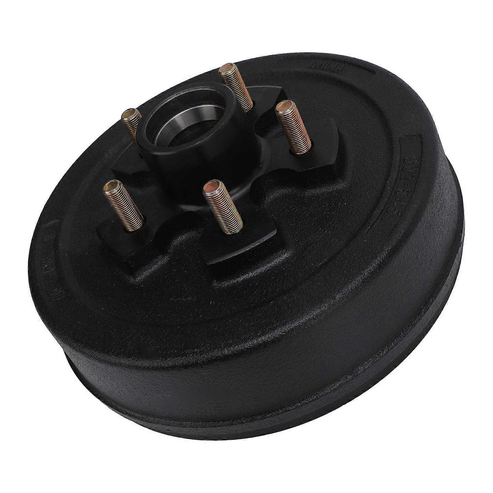10 Inch Trailer Brake Hub Drum 5 Bolts Heavy Duty 5 On 4.5in Brake Hub Assembly for 3500 Lbs Trailer Axles Without Bearing Kit