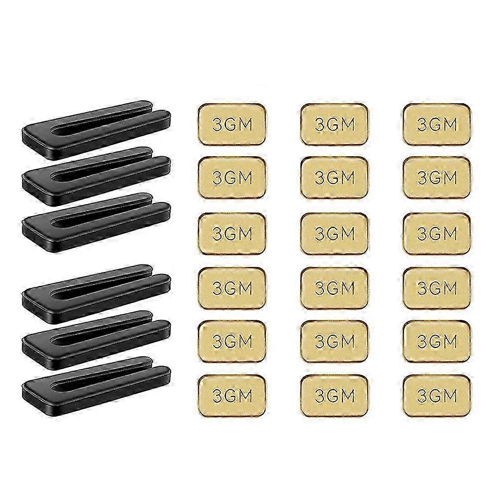 6 Sets Ceiling Fan Blades Balancing Kits Fan Balancing Clips Adhesive Weights