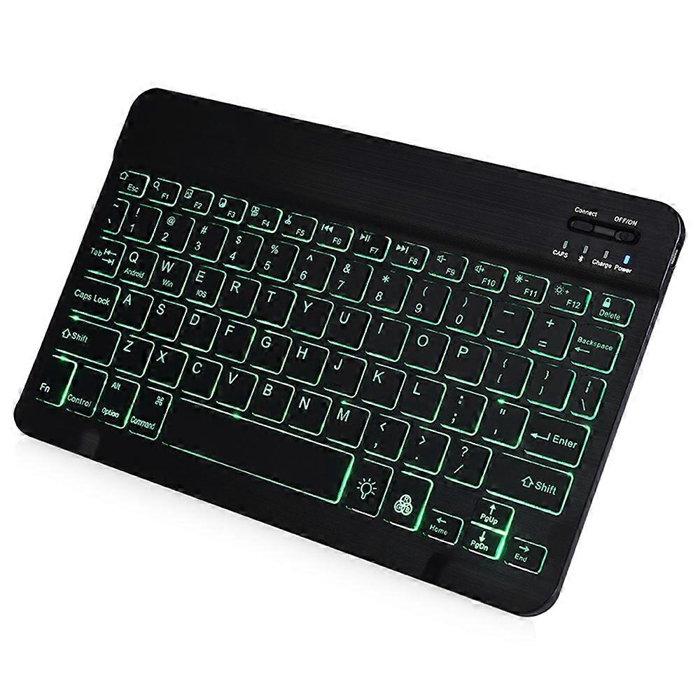 Universal Slim Portable Wireless Bluetooth 7-Colors Backlit Keyboard