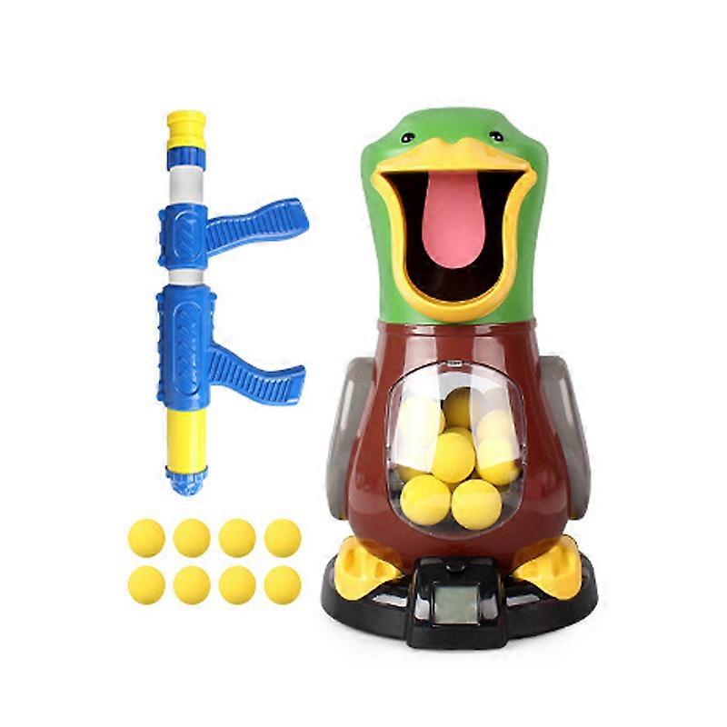 Hit Me Duck Parent-child Interactive Toy Gun Shooting Air-powered Soft Bullet Gun