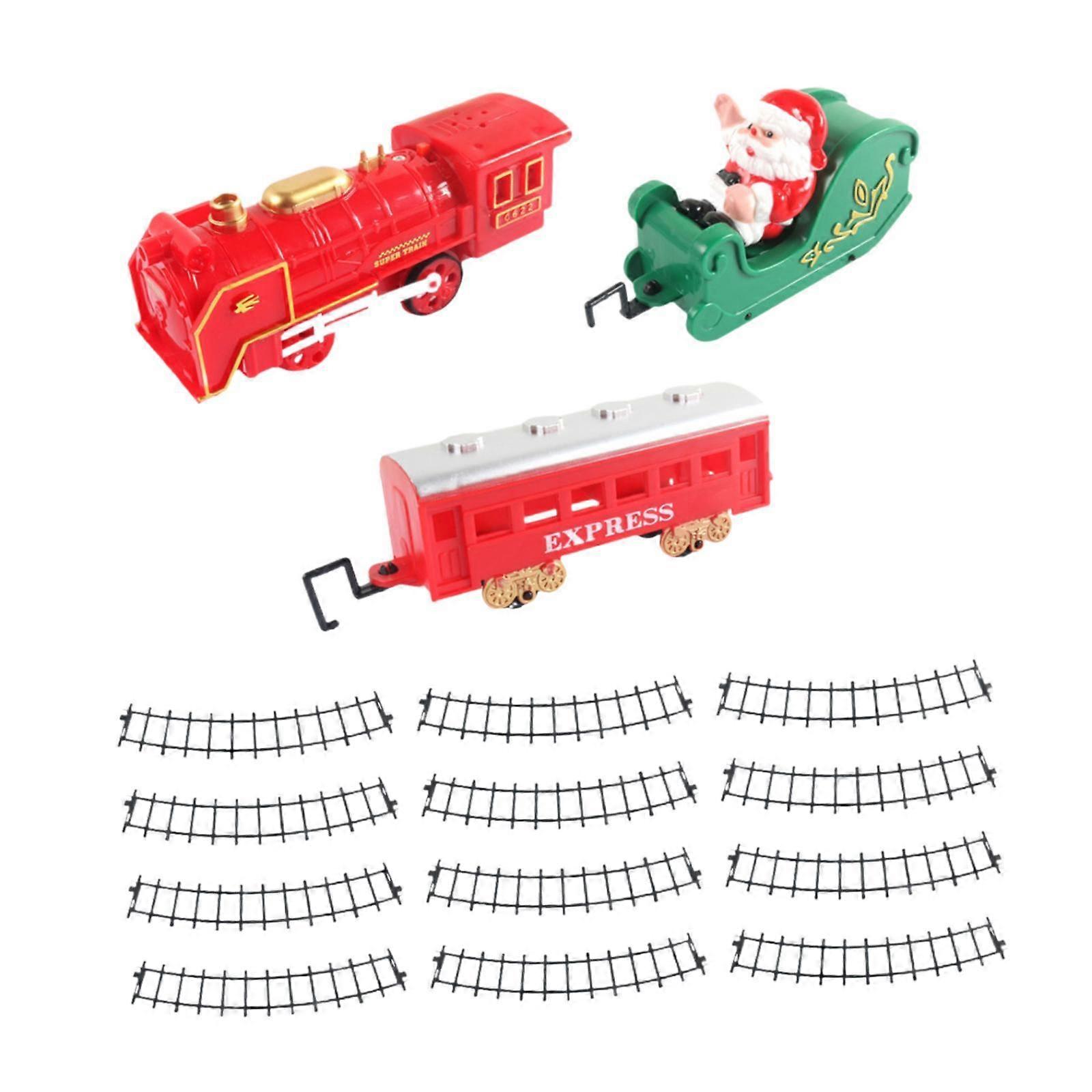 Albero di Natale treno giocattolo classico per bambini bambini 3 4 5 6 7 8 + anno
