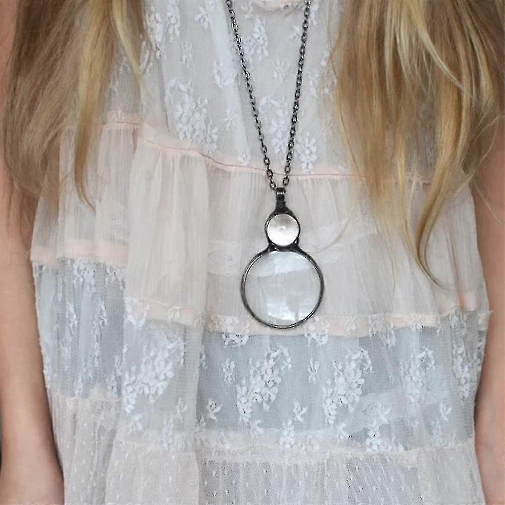 Pendentif Loupe Collier Cadeaux