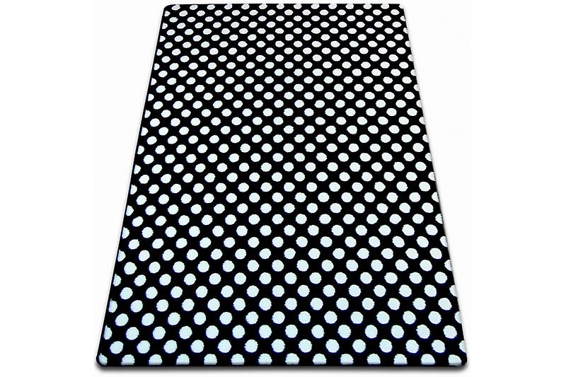 Carpet SKETCH - F764 black/cream- dots