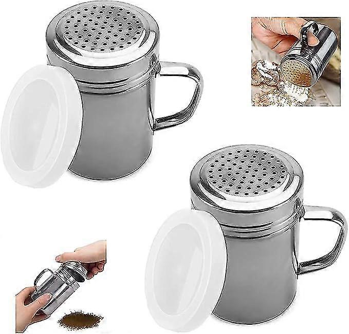 Rustfrit stål mel sigte køkken bagning 2stk