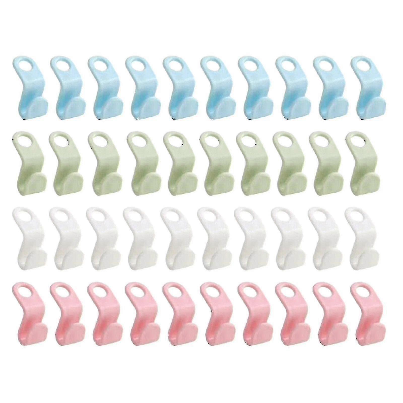 Space-saving Closet Hanger Organizer - 40 Pcs Clothes Hanger Connector Hooks