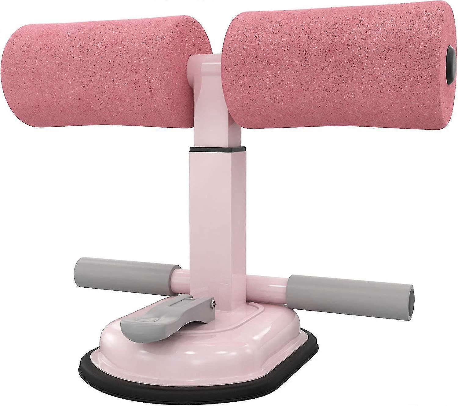 Ab Cruncher Exercise Equipment For Home Workouts - Sit Up Bar For Floor With Suction Pad