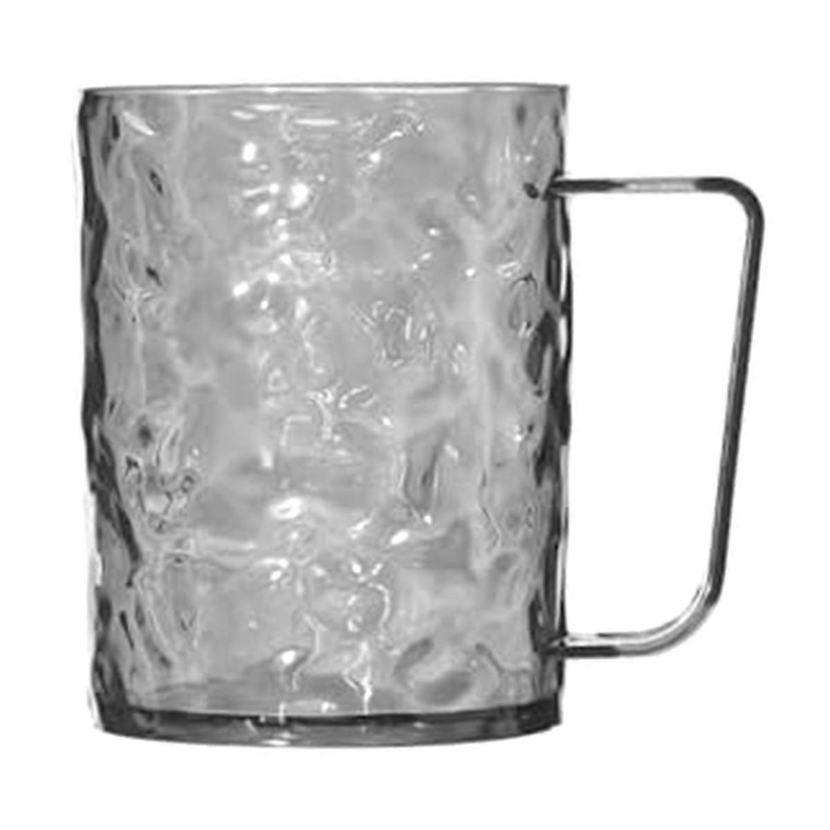 Bathroom Organizer Glacier Pattern Design Mouthwash Cup Anti-Fall with Handle Wear-Resistant Bathroom Toothbrush Cup B