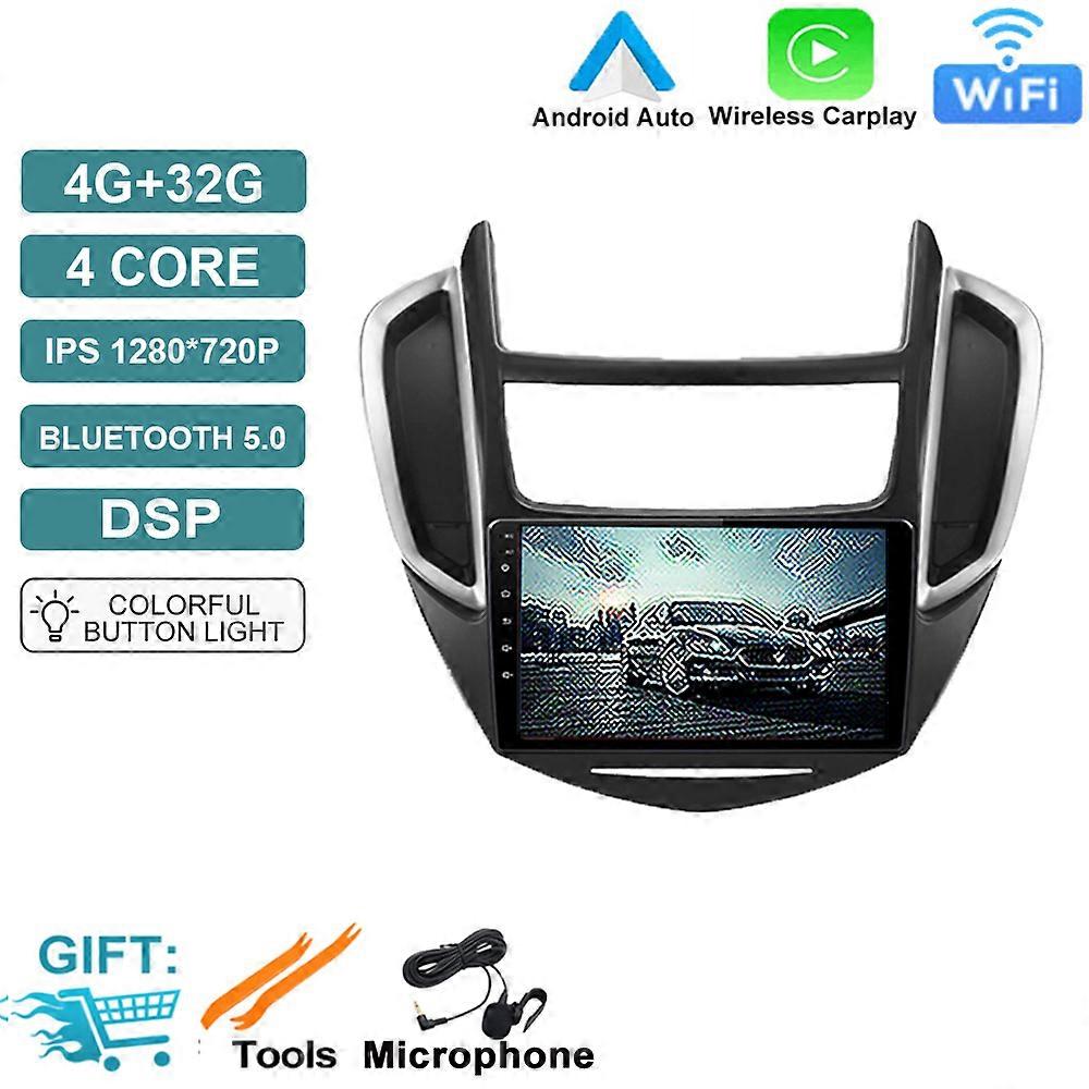 Android 13 Car Radio Multimedia Stereo Player WiFiGPS Navigation Video For Chevrolet TRAX 2014 -2016