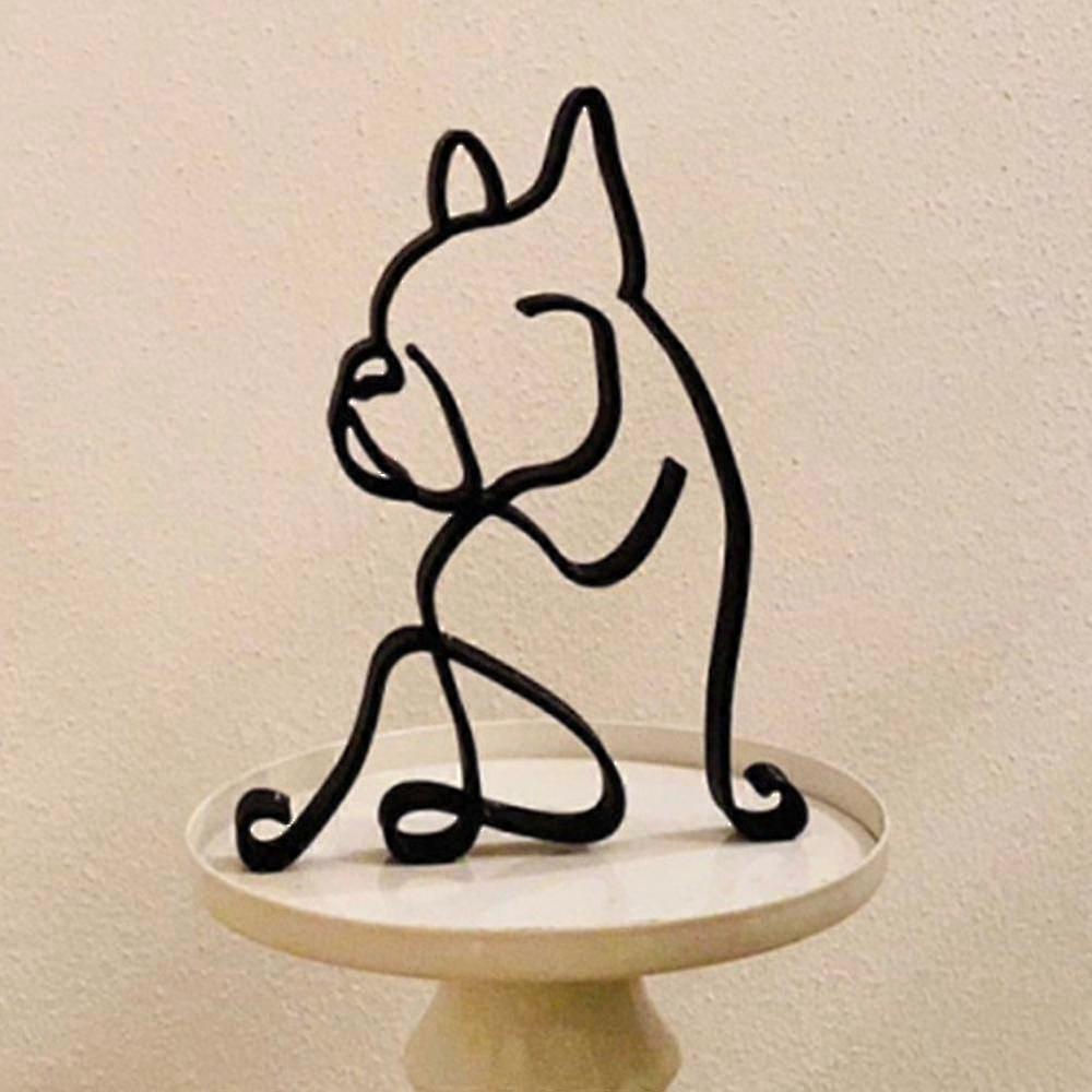 Moderná minimalistická kovová socha sochy domáce izby dekor sochy Umelecké ozdoby