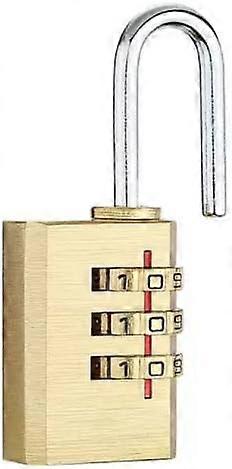 3-digit code combination padlock, Code padlock for sports locker, college, school, Outdoor combination lock, garden shed