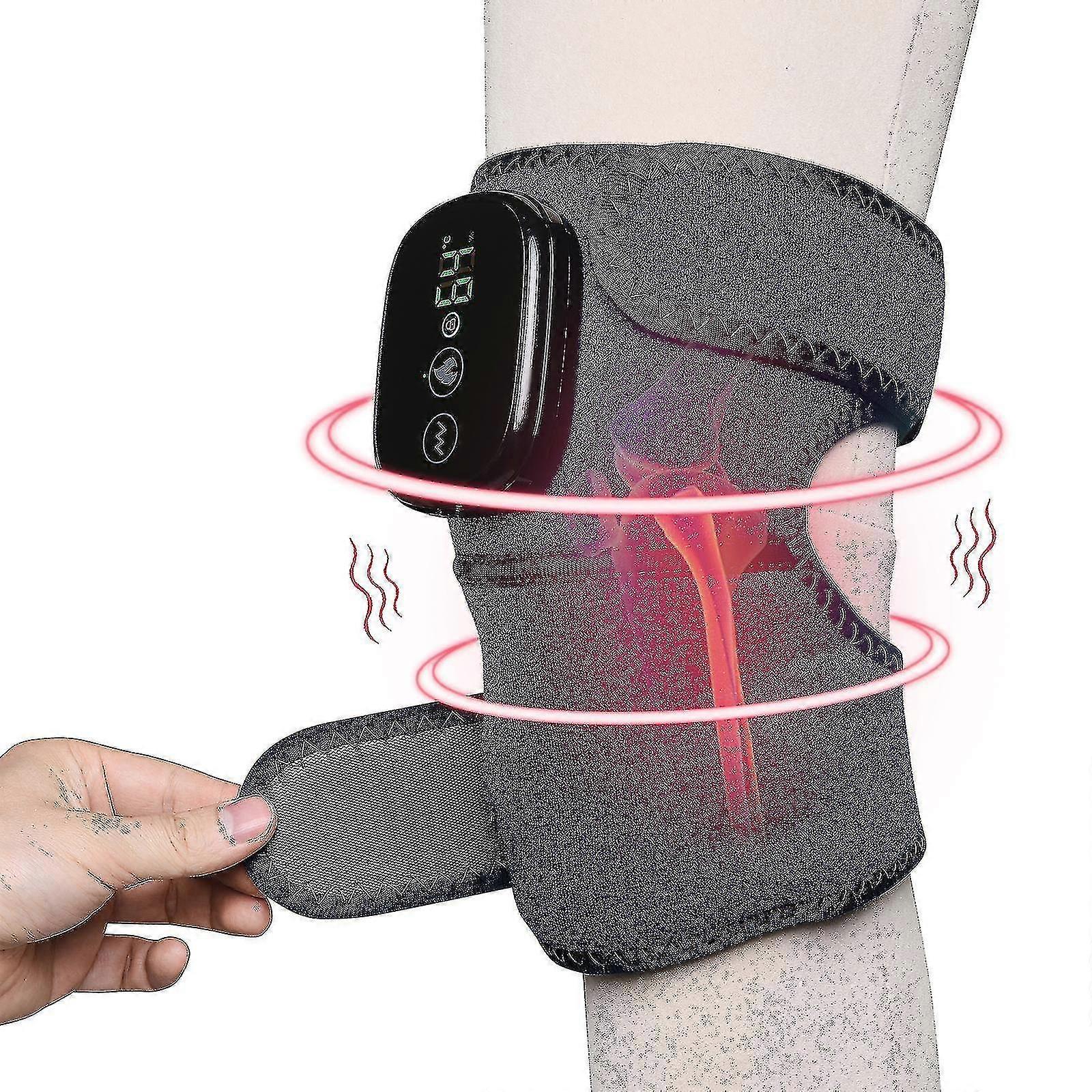 Massager Knee Pads Vibration Temperature Control Wireless Heating Physiotherapy Device