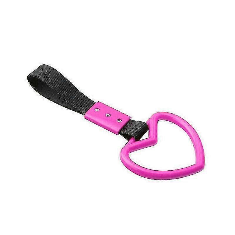1Pcs Tsurikawa Heart Jdm Train Bus Handle Auto Universal Plastic Drift Strap Handle Heart/Round Strap Multi Color Wholesale