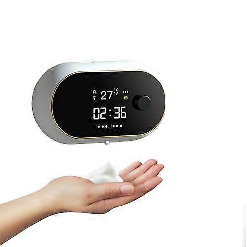Smart Liquid Foam Soap Dispenser Human Body Sensing Temperature Time Display Hand Washing Waterproof Automatic Soap Dispenser