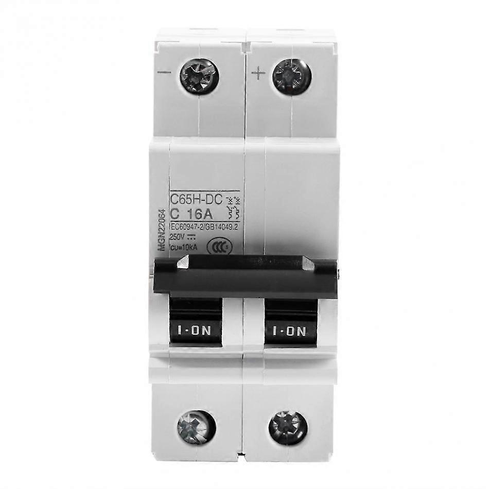 250V DC 2P Miniature Low Voltage Air Circuit Breaker Solar Power Switch 16A/63A(16A)