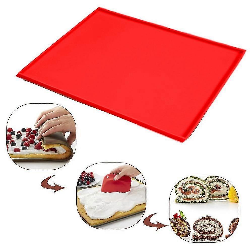 Swiss Roll Cake Mat - Flexible Multipurpose Silicone Sheet Nonstick ...