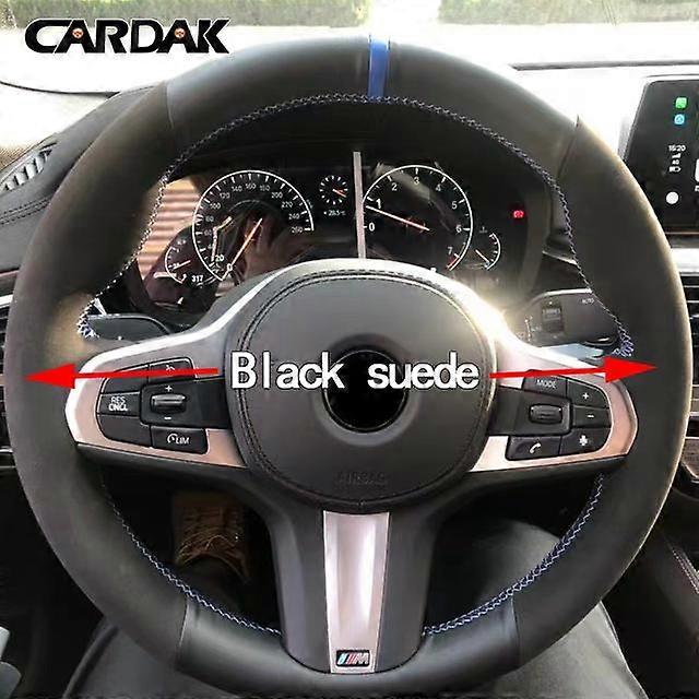 Intérieur de véhicule en similicuir noir Housse de volant pour BMW M Sport G20 G21 F40 F44 G22 G23 G30 G31 G32 G11 G12 G14 G15 G16