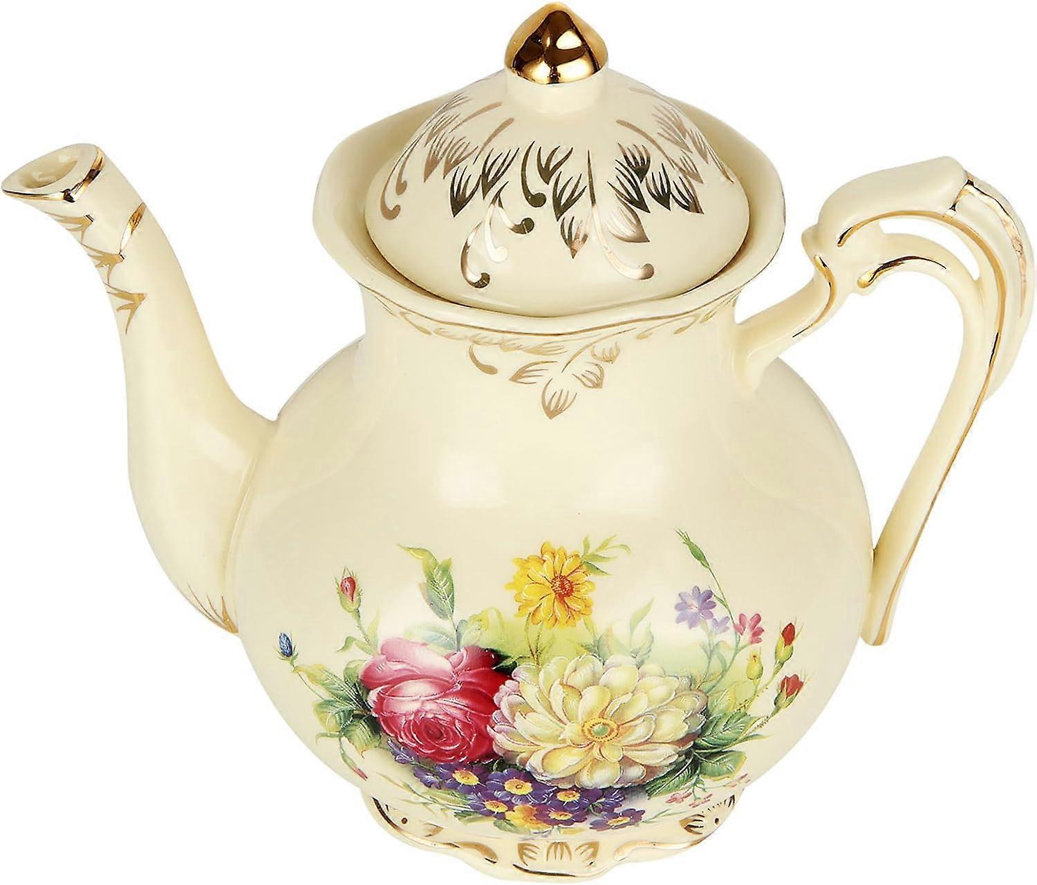 Flowering Shrubs Teapot, Ceramic Pot