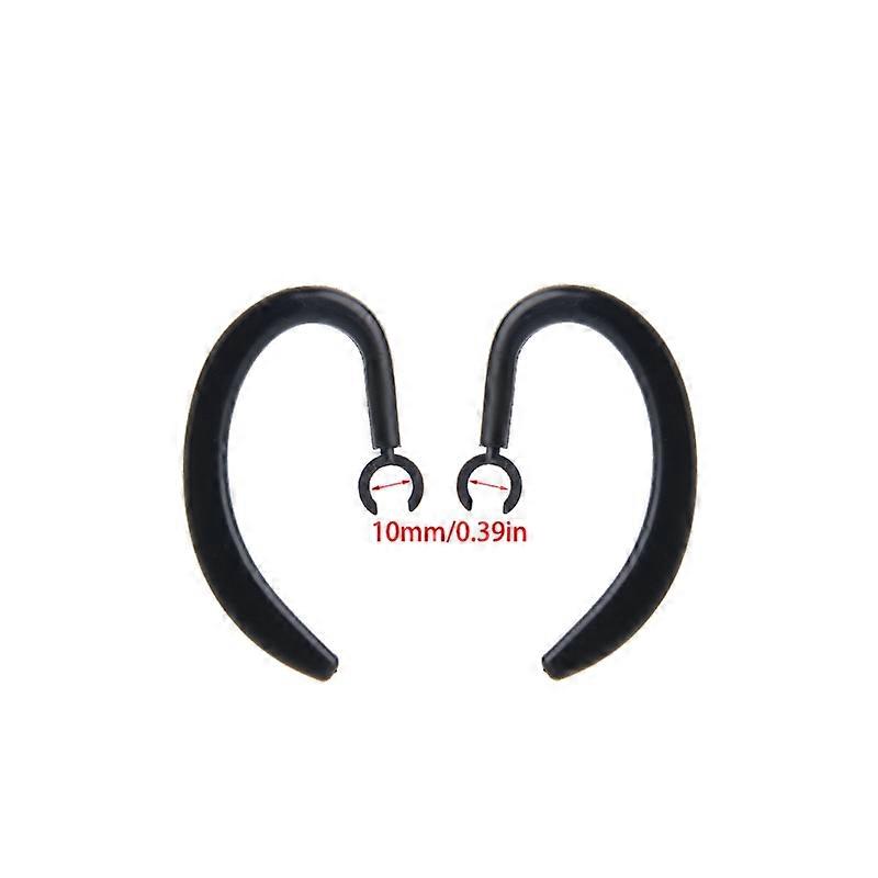 1 Pair Rubber Rotary Retractable Earhook Earloop For Bluetooth-compatible