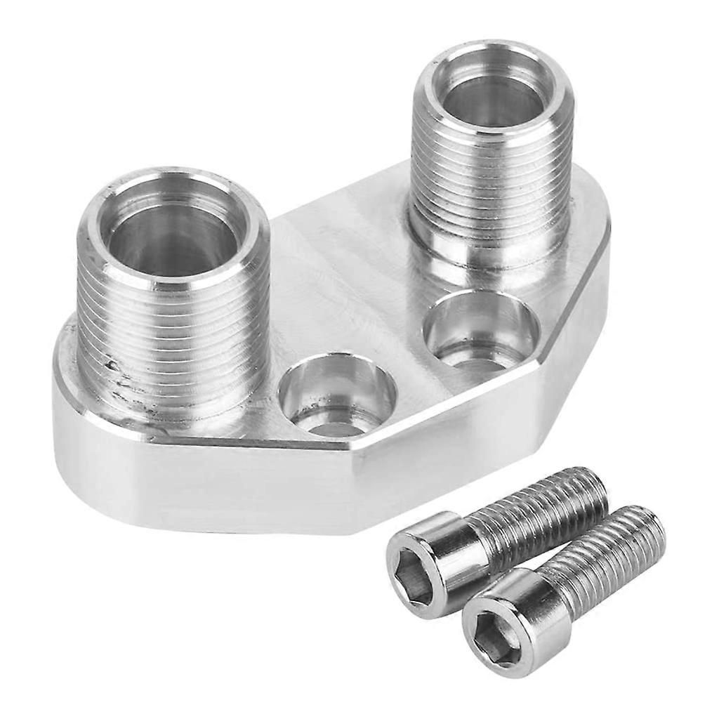 A/C Compressor Fitting Adapter Replacement Aluminum Polished Finish for AD7176