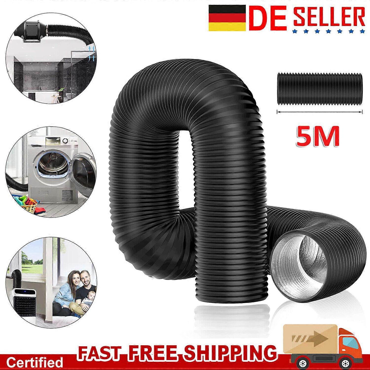 צינור פליטה חדש 5 מ' x 150 מ"מ למייבש מצנפת קולט אדים למזגן צינור גמיש