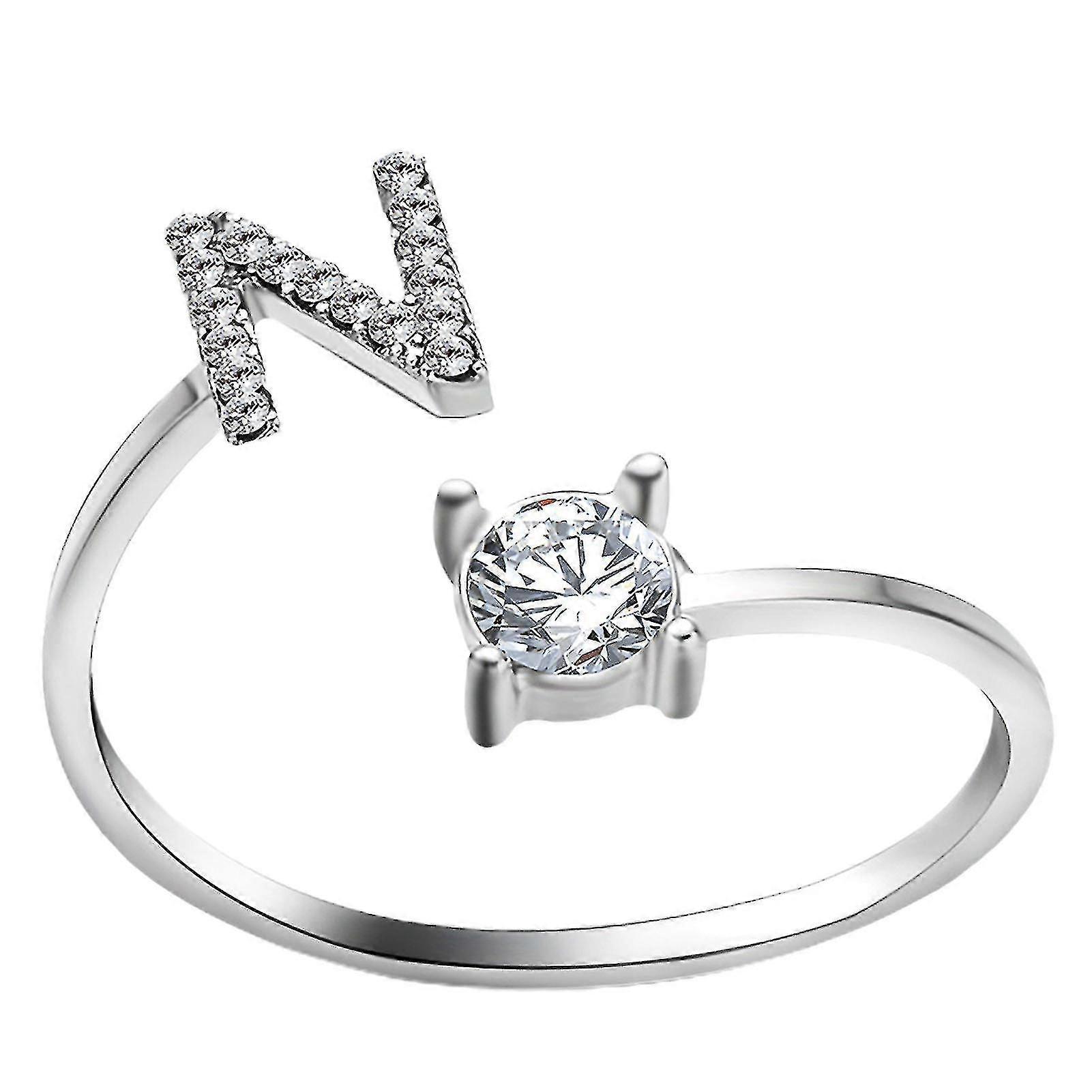 Finr Ringe Simpli Buchstaben Ringe Fash Schmuck Ringe-N-Silber