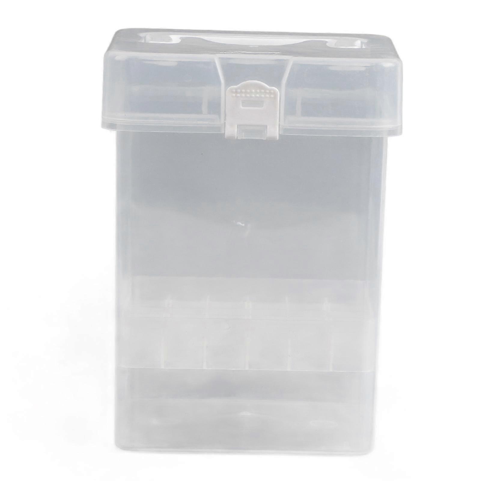 Portable Transparent Plastic Container - 36 Slots