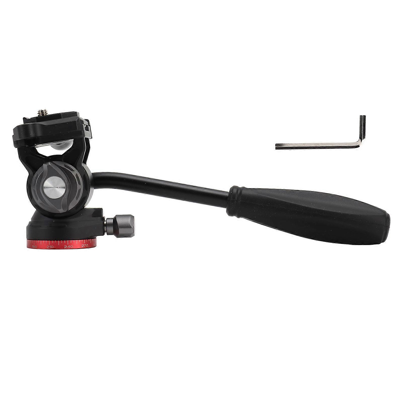 Camera Tripod Ball Head 360 Degree Professional Adjustable Hydraulic Damping Video Tripod Head for SLR Micro SLR Cameras