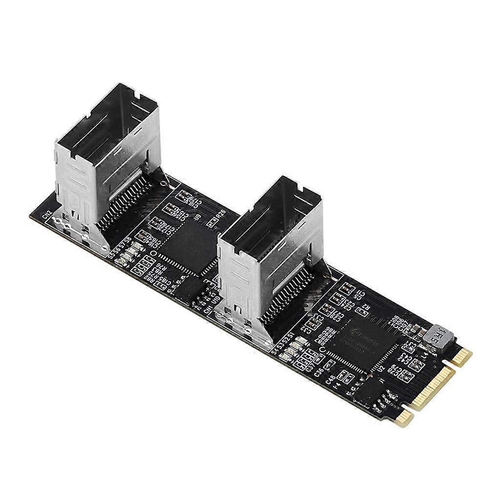 M2 Key-B+M SATA3 Speicher-Upgrade Konvertierungsadapter 8-Port SATA 6Gb High Speed