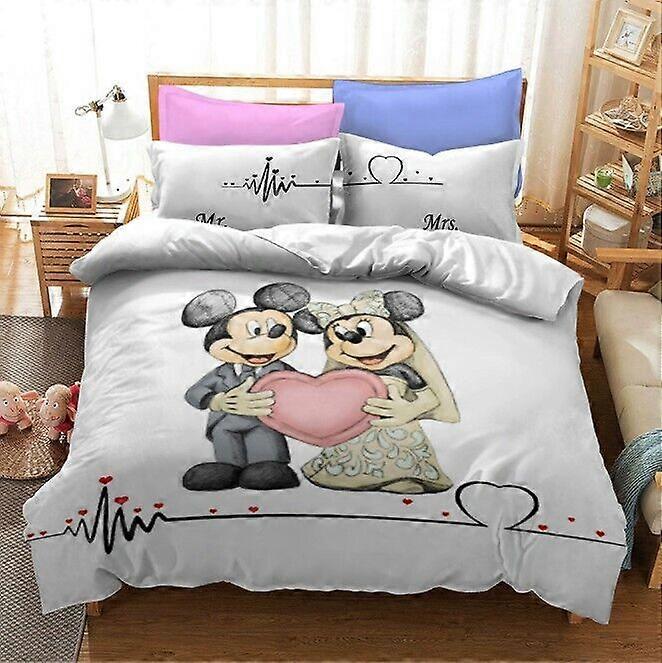 v5598 Bed Sheets Mickey&Minnie Mouse Collection /<wbr/> Bed  Cover Set  Bed Sheets IU5598