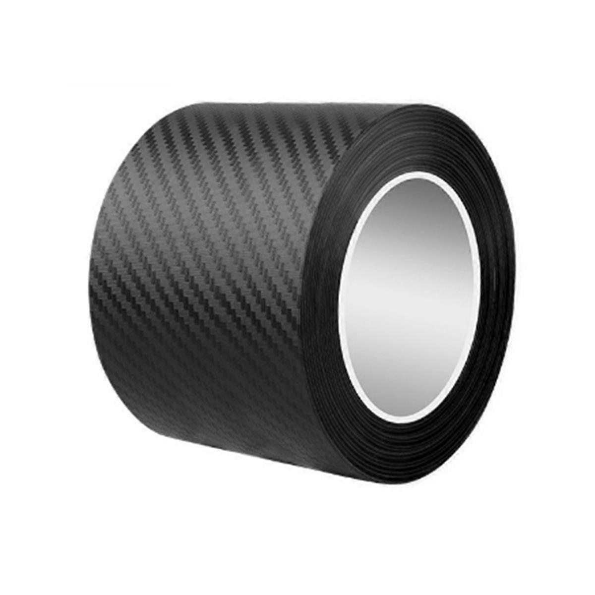 Nano Carbon Fiber Car Sticker DIY Paste Door Sill Protector Bumper Tape Car Protector Strip Waterpr